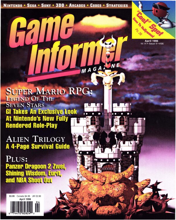 Game Informer Issue 36 (April 1996) cover